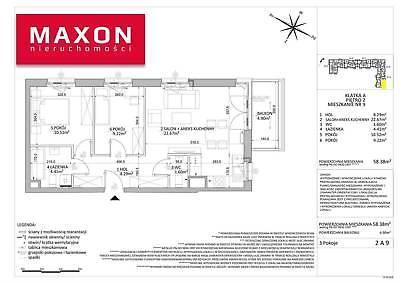 Mieszkanie Warszawa Ursus 58.38m2 (nr: 47591/MS/MAX)