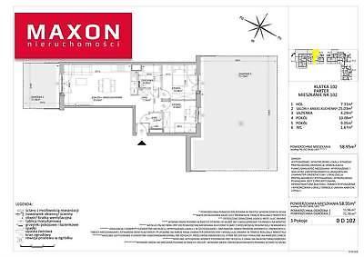Mieszkanie Warszawa Ursus 58.95m2 (nr: 47566/MS/MAX)