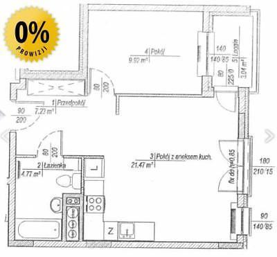 Bielany: mieszkanie 44 m2
