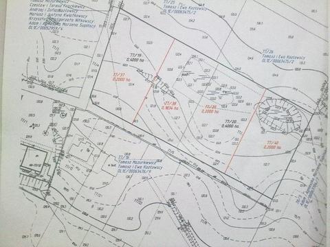 STRADUNY - działka nr 77/40, powierzchnia 2000 m2, gmina EŁK