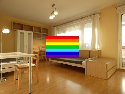 Duży pokój 2-osobowy w mieszkaniu GAY-friendly LGBT pokój, ul.Siewna 21, wszędzie blisko, szybki net