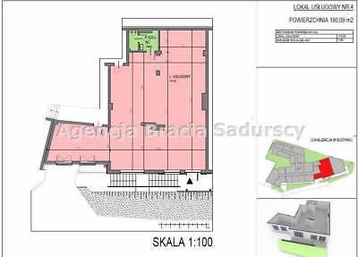 Lokal Kraków Podgórze 180.09m2 (nr: BS2-LW-161540-1)