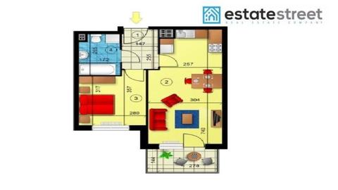 Świetna inwestycja w one bedroom blisko centrum