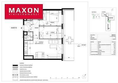 Mieszkanie Warszawa Praga-Północ 53.64m2 (nr: 48342/MS/MAX)