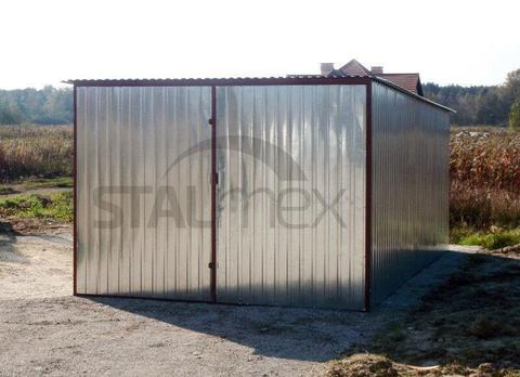 Garaż standard 3x5 spad dachu do tyłu, OLKUSZ