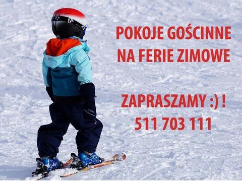 Pokoje gościnne na ferie zimowe, noclegi w górach Muszyna