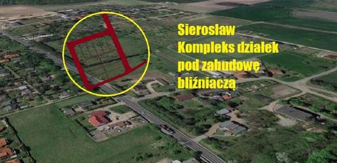 Kompleks 14 działek budowlanych pod zabudowę bliźniaczą w Sierosławiu