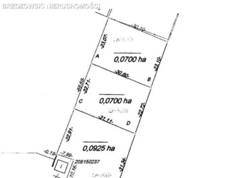 Działka Warszawa Włochy 925m2 (nr: BRZ-GS-142637-71)