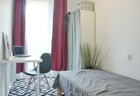 Pokój jednoosobowy z balkonem, Krowodrza, Królewska obok Biprostal, AGH, UP, PK, UR