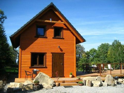 Urlop w Karkonoszach drewniany dom z sauną w górach