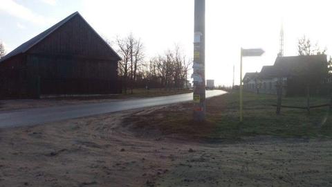 Działka 9600m rolna prąd woda szer ok 15m