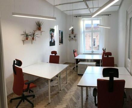 Biuro serwisowane dla 6 osób w ścisłym centrum Krakowa