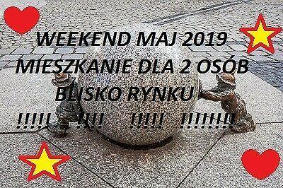 27.04-7.05.19 WEEKEND MAJ MIESZKANIE dla 1-2 os., blisko Rynku, WROCŁAW