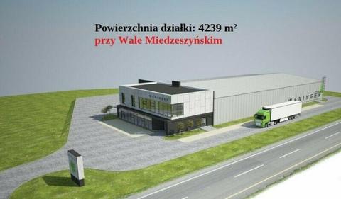 Działka pod magazyn lub biuro Wawer przy Wale Miedzeszyńskim - b. dobra lokalizacja